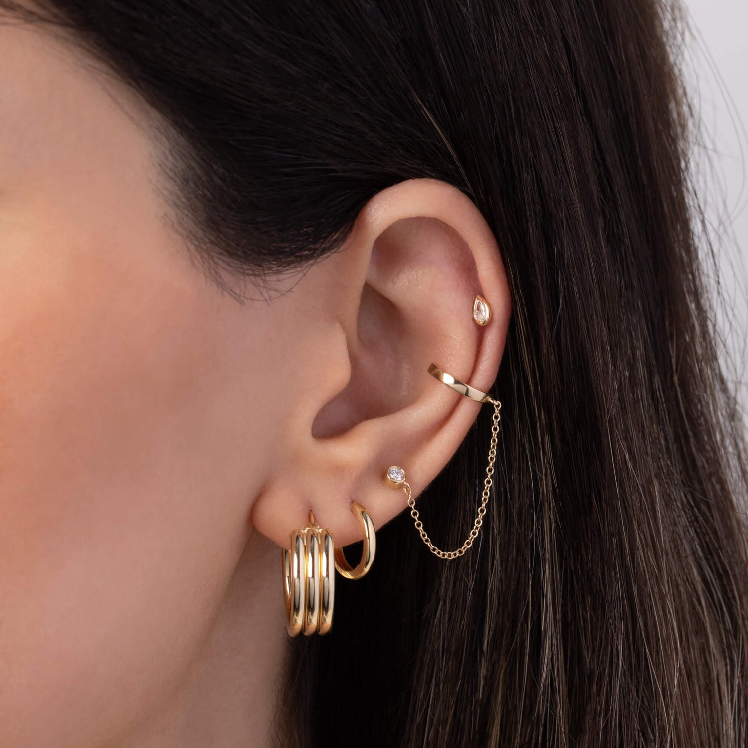 Effortlessly Chic: Pairing our Gold Hoop Earrings Set with Any Outfit