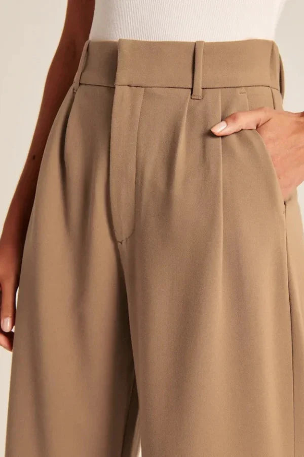 Wide Leg Tailored Pants